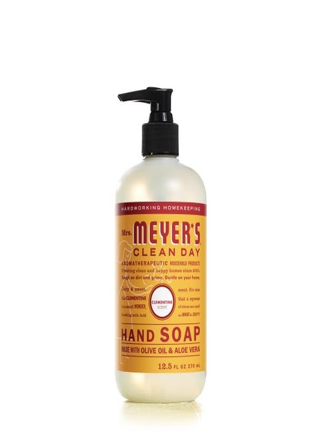 Mrs. MEYER'S Clean Day Liquid Hand Soap 6 Pack Variety Pack, Clementine, Basil, Lavender, Rain Water, Oat Blossom, Lemon Verbena, 12.5 OZ Each, 1 CT - Image 2